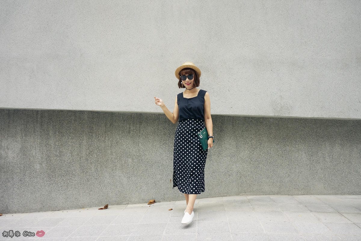 黑與白 就是經典!點點長裙重複穿搭Look Book5.JPG 黑與白 就是經典!點點長裙重複穿搭Look Book5.JPG