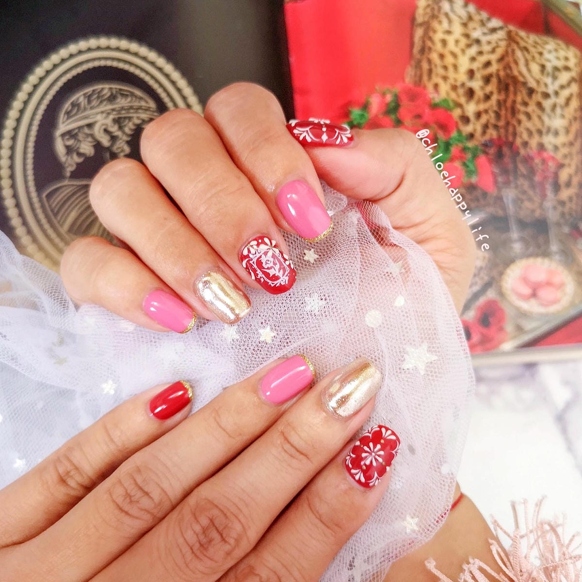 高雄美甲 過年指尖換新衣!雕花蕾絲 紅色x金色 高雄嵐公主美甲鳳山店新開幕19.jpg 高雄美甲 過年指尖換新衣!雕花蕾絲 紅色x金色 高雄嵐公主美甲鳳山店新開幕19.jpg