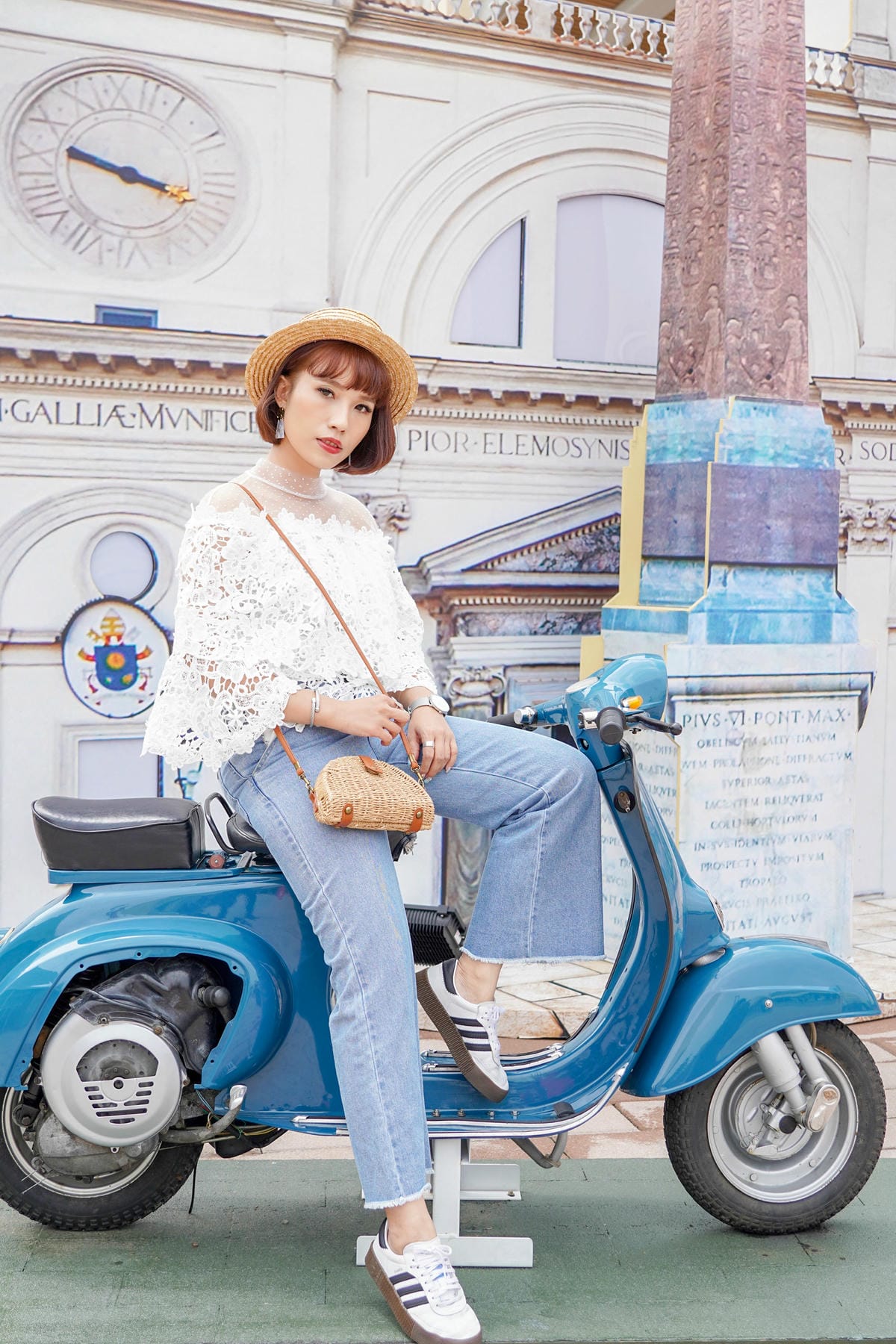 STORETS購物開箱 歐美個性風 流行度100% 快時尚購物平台 蕾絲網紗 編藤包 春夏必備元素12.jpg