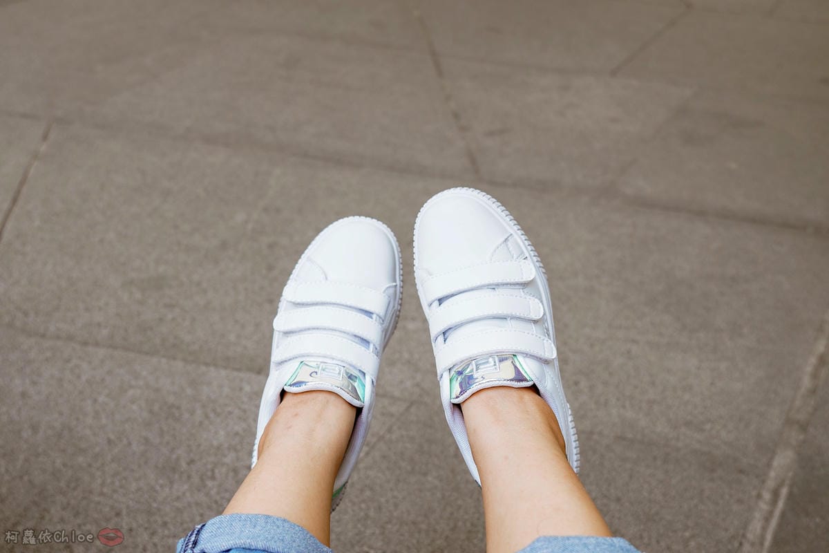 穿搭 穿搭經典鞋款 小白鞋!!怎麼搭都好看 FILA厚底甜品魔鬼氈白色休閒鞋7.jpg 穿搭 穿搭經典鞋款 小白鞋!!怎麼搭都好看 FILA厚底甜品魔鬼氈白色休閒鞋7.jpg