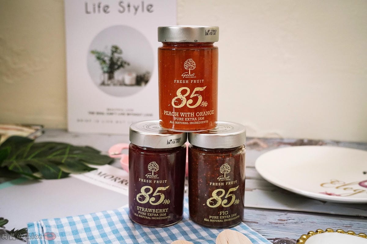 果醬也可以這樣吃!希臘Geodi 85%天然果醬(蜜桃柳橙草莓無花果)3.jpg 果醬也可以這樣吃!希臘Geodi 85%天然果醬(蜜桃柳橙草莓無花果)3.jpg