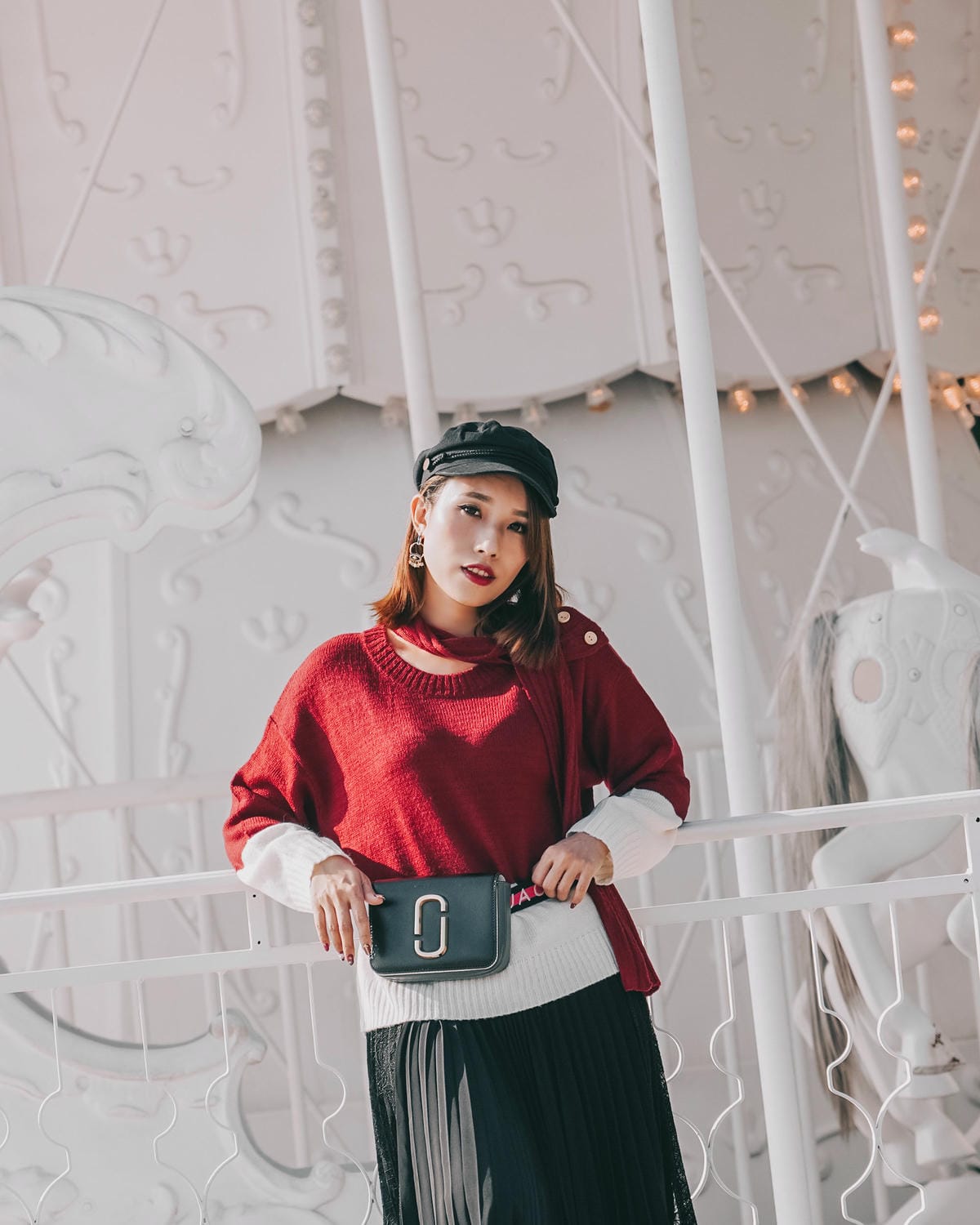 開箱穿搭 MARC JACOBS LOGO STRAP HIP SHOT BAG 腰包肩背包 一包多用途 高CP值超人氣MJ包21.jpg