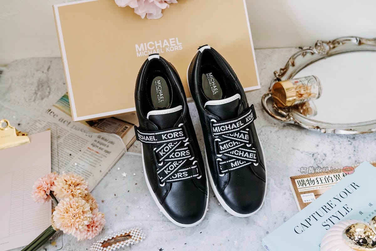 潮鞋開箱 黑色皮革MK平底板鞋 重複穿搭LOOKBOOK3.jpg