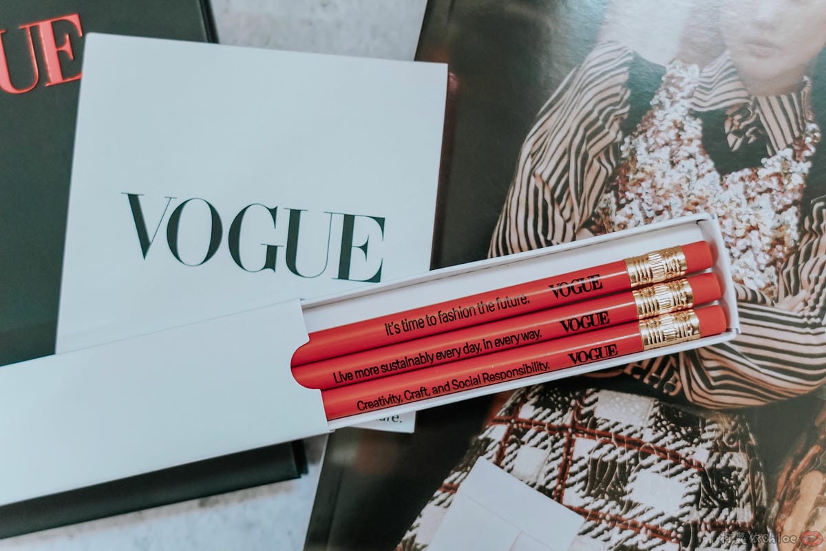 時尚圈新話題VOGUE Taiwan全新改版 3月號隨書贈VOGUE時尚經典文具三件組4.jpg