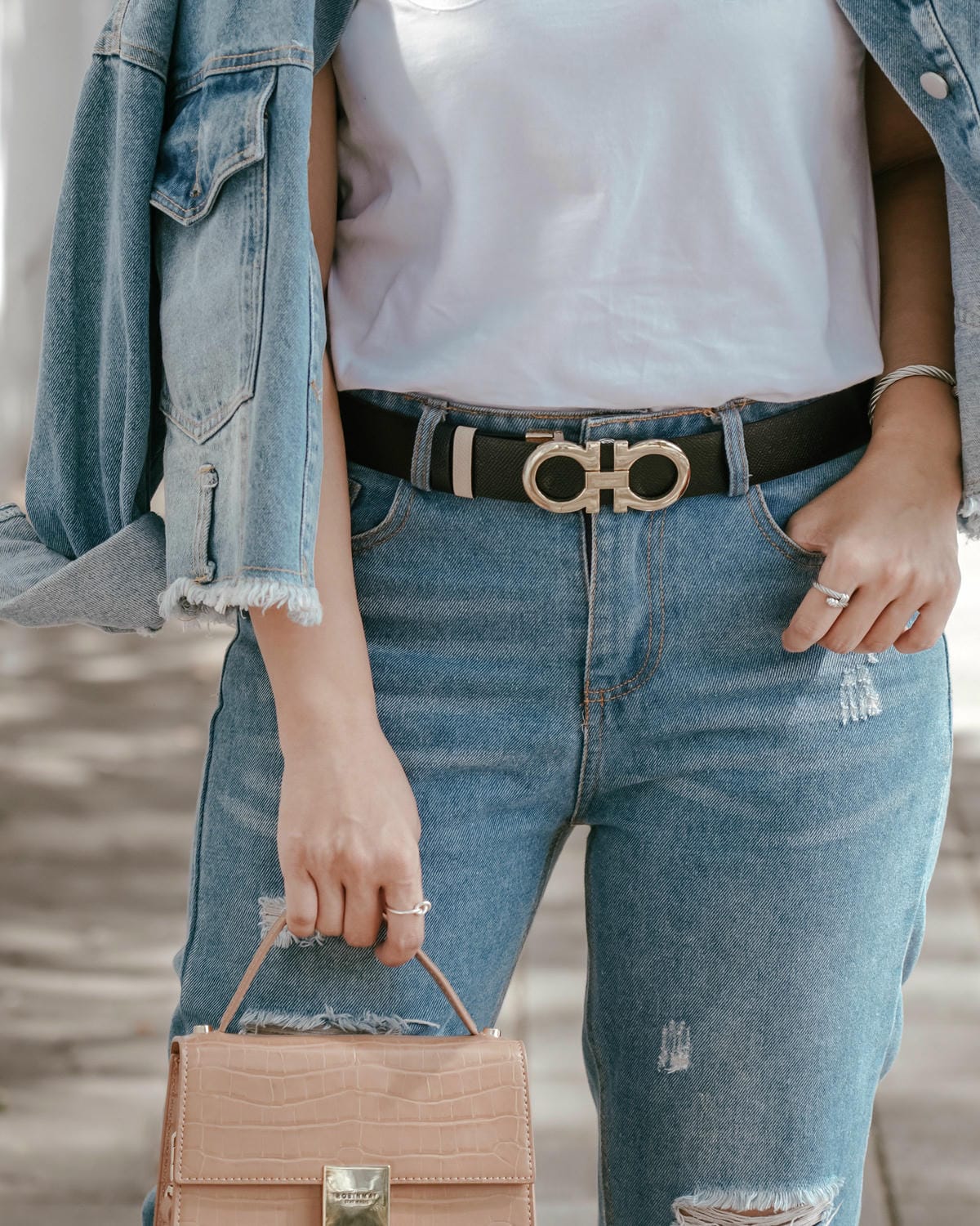 Farfetch購物教學 集結各地精品一站買齊 時尚穿搭配件Salvatore Ferragamo皮帶 TORY BURCH夾腳拖 FILA腰包開箱17.jpg