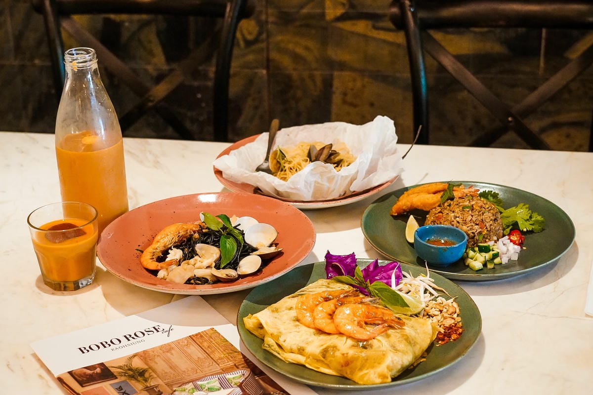 高雄泰式料理BoBo Rose Coffee 森林系絕美華麗風  慶生聚會餐廳 泰式奶茶 雞肉炸春捲 必點10.jpg