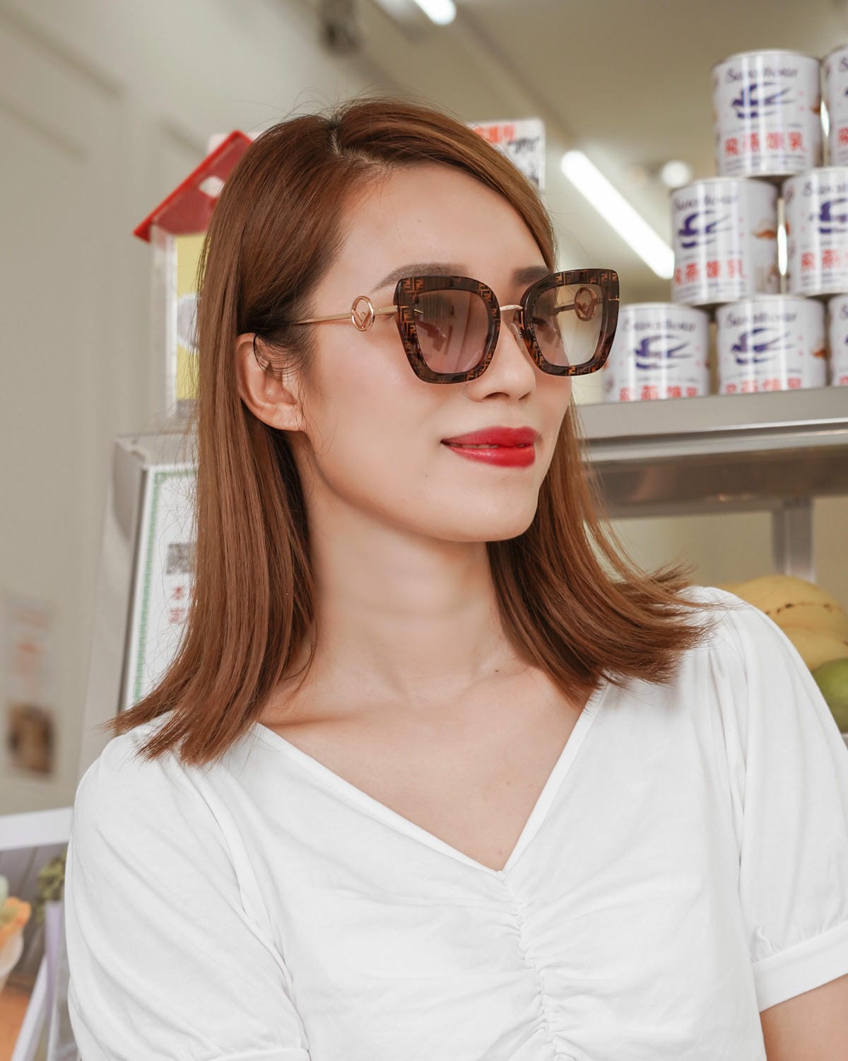 Net-A-Porter 618年終大促購物分享 Fendi玳瑁貓眼太陽眼鏡 實際開箱18.JPG