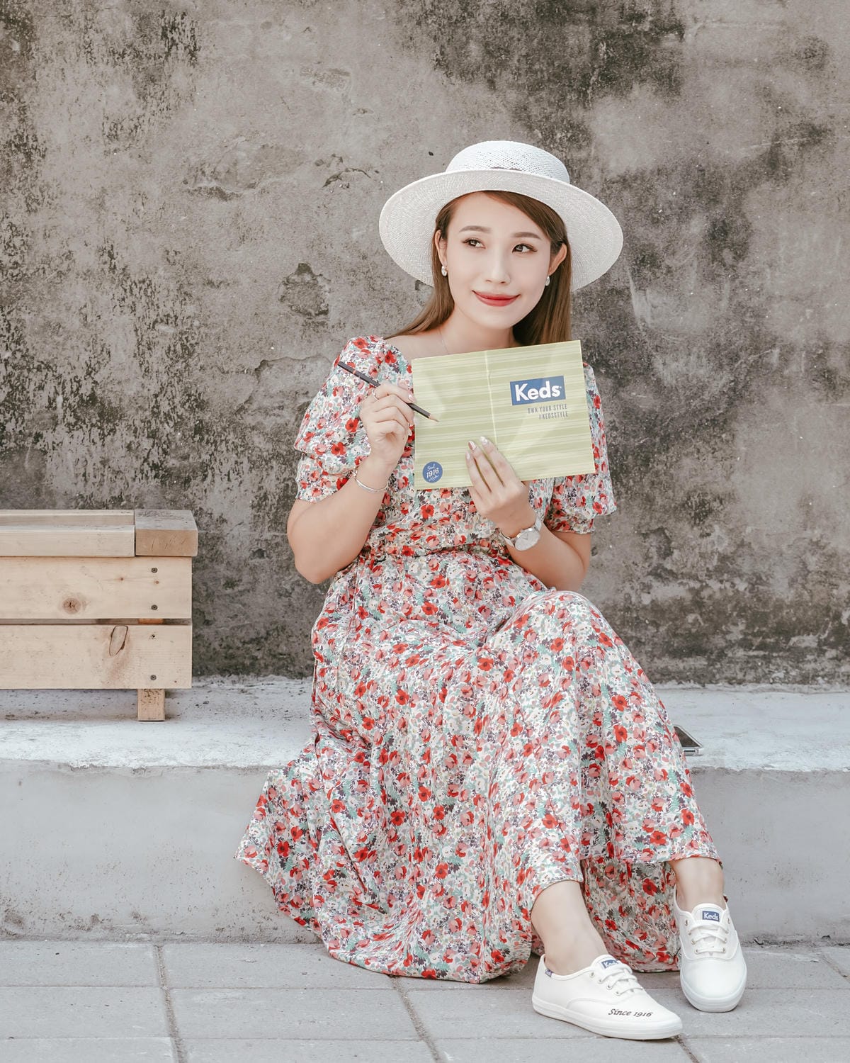 小白鞋穿搭 Keds CHAMPION 韓國款1916清新刺繡休閒鞋 一鞋三搭法穿搭LOOKBOOK22.jpg 小白鞋穿搭 Keds CHAMPION 韓國款1916清新刺繡休閒鞋 一鞋三搭法穿搭LOOKBOOK22.jpg