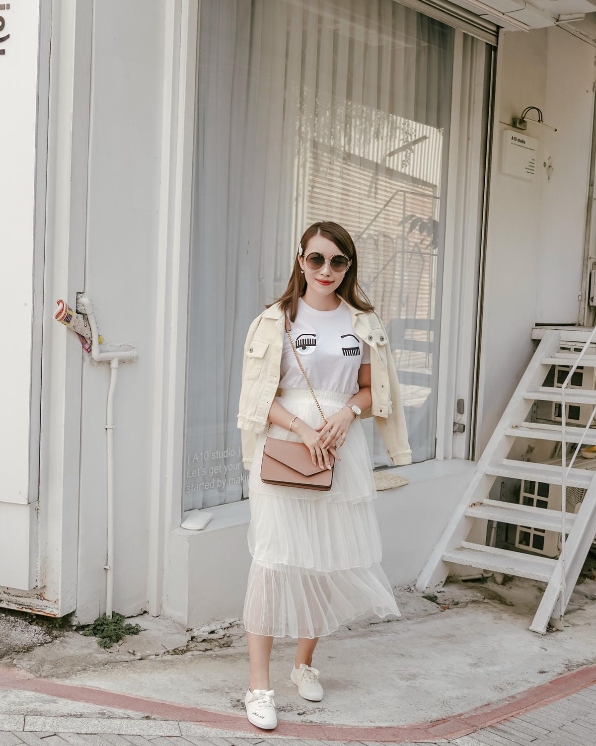 小白鞋穿搭 Keds CHAMPION 韓國款1916清新刺繡休閒鞋 一鞋三搭法穿搭LOOKBOOK12.JPG 小白鞋穿搭 Keds CHAMPION 韓國款1916清新刺繡休閒鞋 一鞋三搭法穿搭LOOKBOOK12.JPG