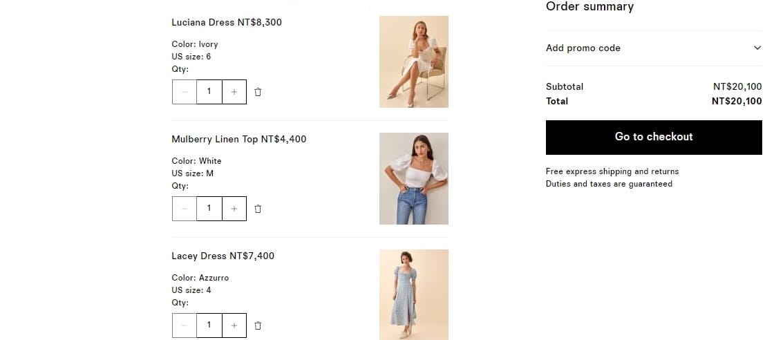 Reformation 美國時尚女裝電商購物教學 購物流程攻略 春夏單品推薦分享18.jpg Reformation 美國時尚女裝電商購物教學 購物流程攻略 春夏單品推薦分享18.jpg