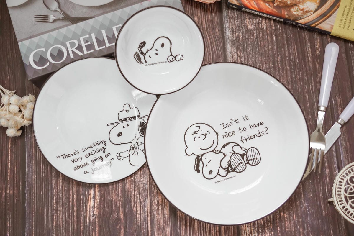 開箱 美國康寧餐盤 讓餐桌上更有品味 黑白復刻SNOOPY 童玩趣米妮米奇系列6.jpg 開箱 美國康寧餐盤 讓餐桌上更有品味 黑白復刻SNOOPY 童玩趣米妮米奇系列6.jpg