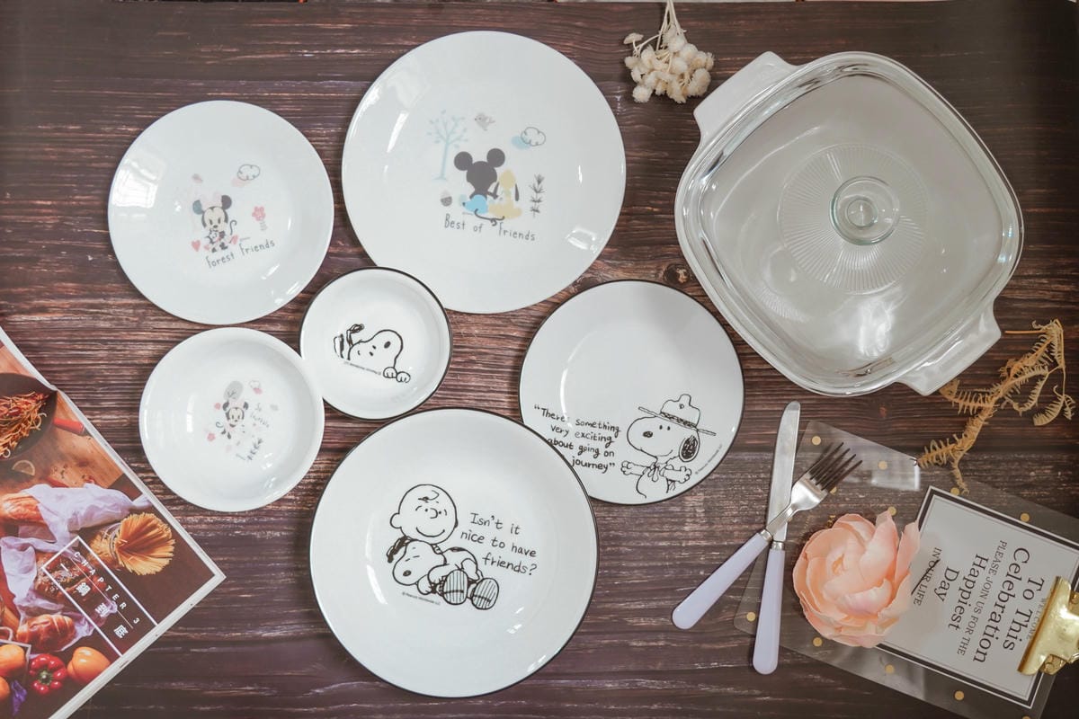 開箱 美國康寧餐盤 讓餐桌上更有品味 黑白復刻SNOOPY 童玩趣米妮米奇系列1.jpg 開箱 美國康寧餐盤 讓餐桌上更有品味 黑白復刻SNOOPY 童玩趣米妮米奇系列1.jpg