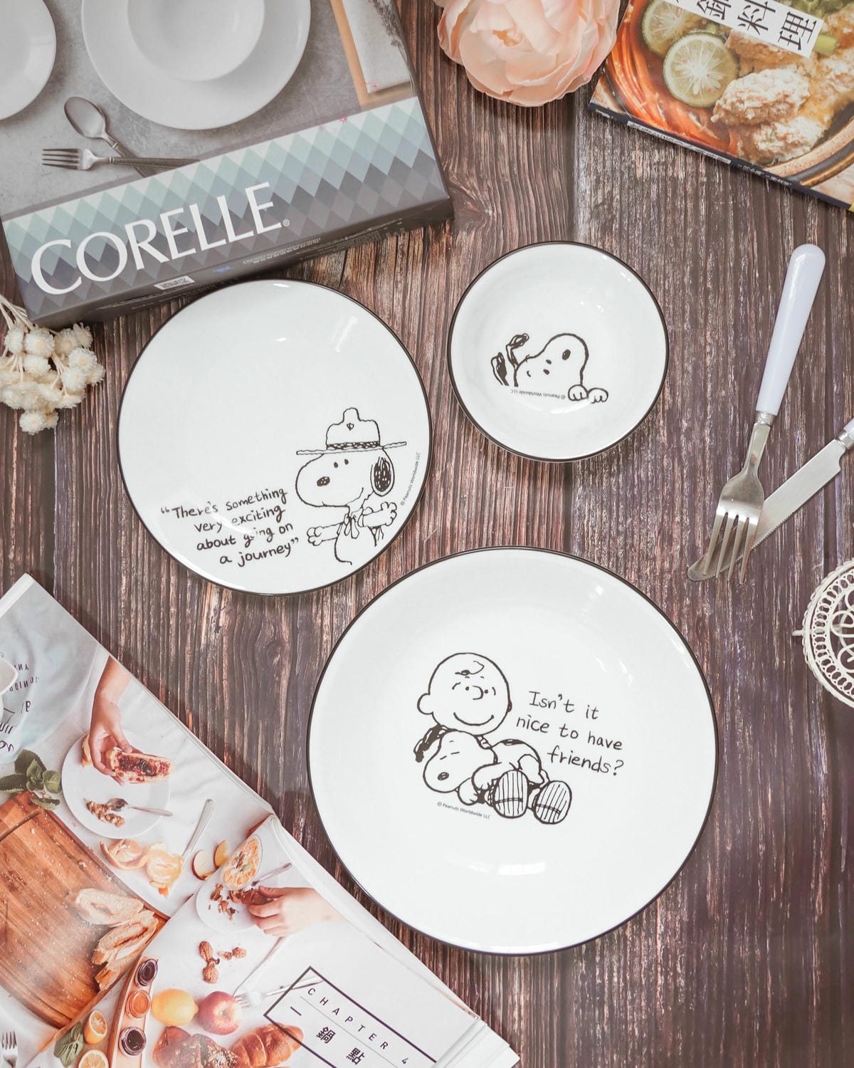 開箱 美國康寧餐盤 讓餐桌上更有品味 黑白復刻SNOOPY 童玩趣米妮米奇系列3.jpg 開箱 美國康寧餐盤 讓餐桌上更有品味 黑白復刻SNOOPY 童玩趣米妮米奇系列3.jpg