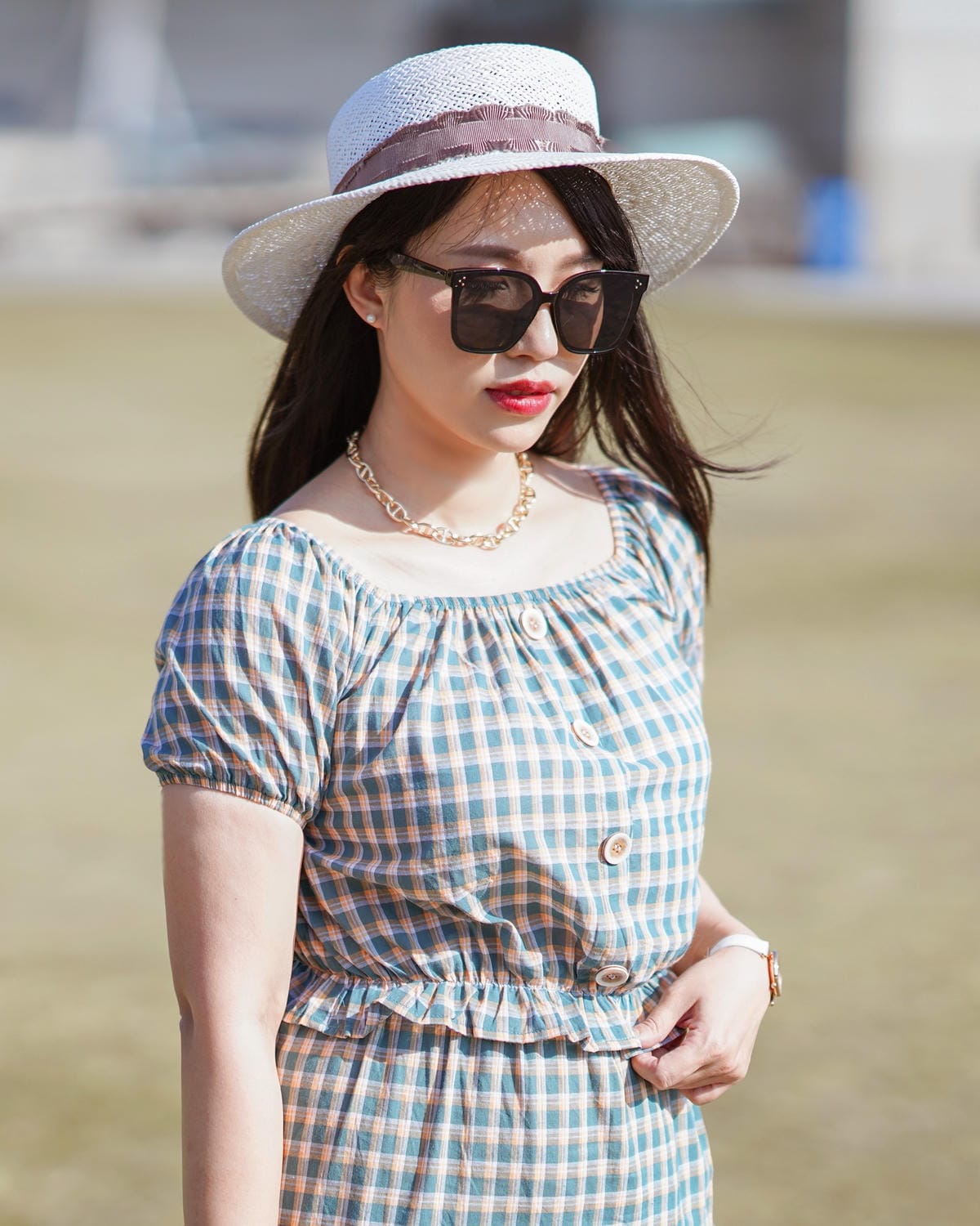 OB嚴選 4月號 格紋穿搭特輯 親子裝怎麼搭配 95折優惠碼kcchloe37.JPG