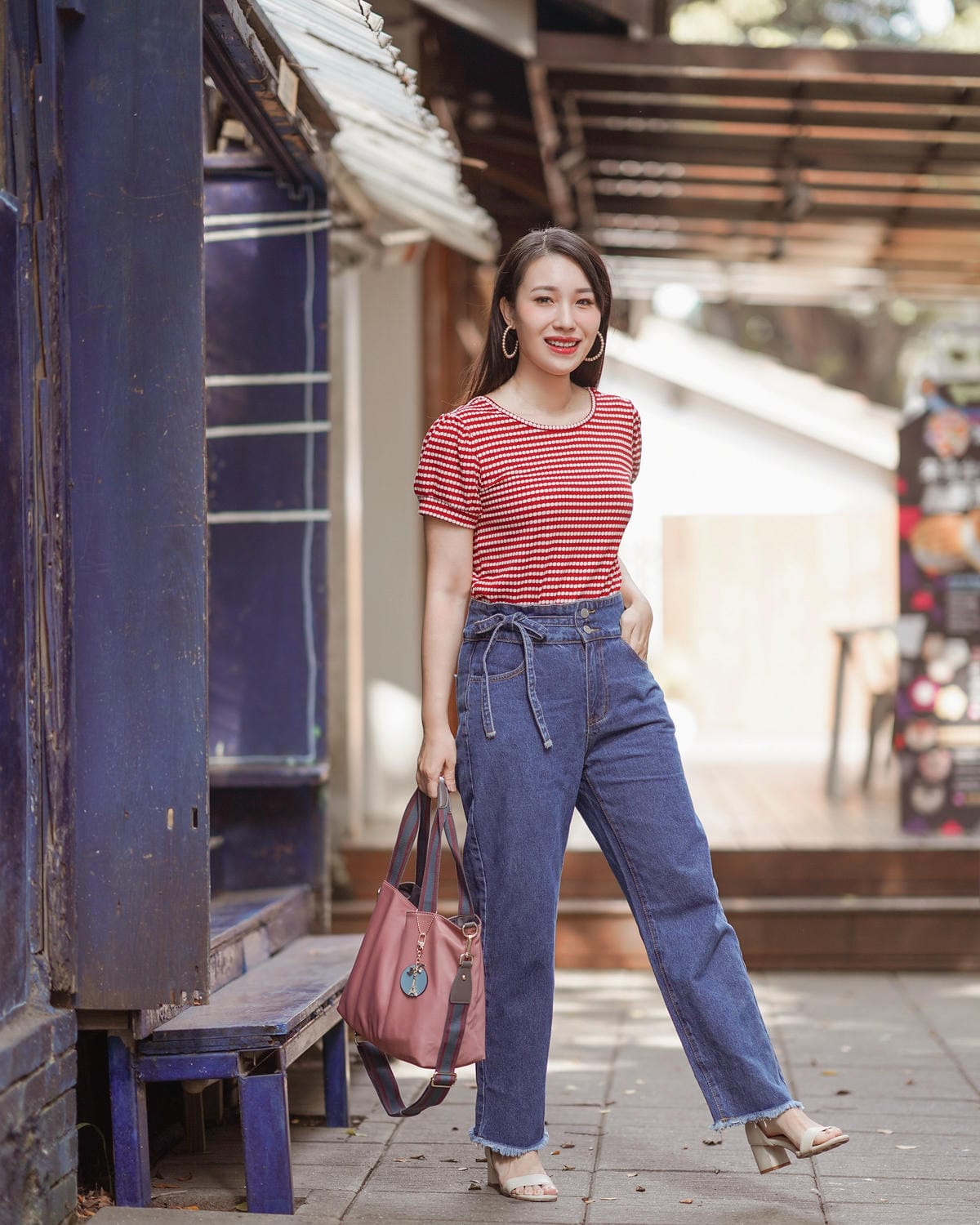 OB嚴選折扣碼kcchloe 親子丹寧風穿搭7月號分享 激推涼感寬褲夏日好搭配6.jpg