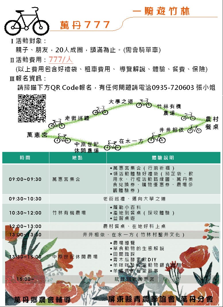 屏東親子行程｜2022青農領航 十大食農體驗經典路線 萬丹777 一騎遊竹林 體驗不一樣的萬丹一日遊2.jpg