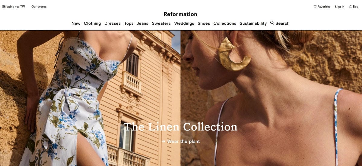 Reformation 2023春夏單品推薦清單 連身裙必關注 美國時尚服飾 全球免運1.jpg Reformation 2023春夏單品推薦清單 連身裙必關注 美國時尚服飾 全球免運1.jpg