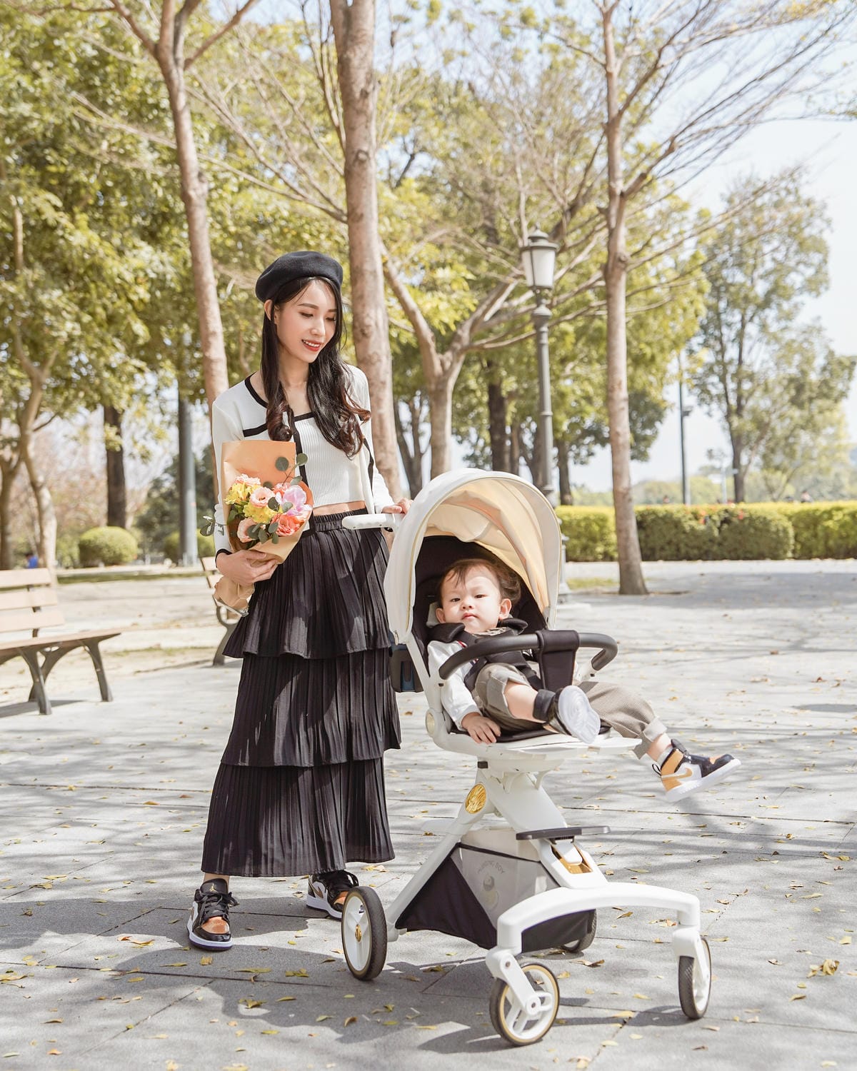 輕量嬰兒車推薦 Deer sq.女神守護者 溜娃神器評價 Mama %26; Dada 育兒潮品31.JPG