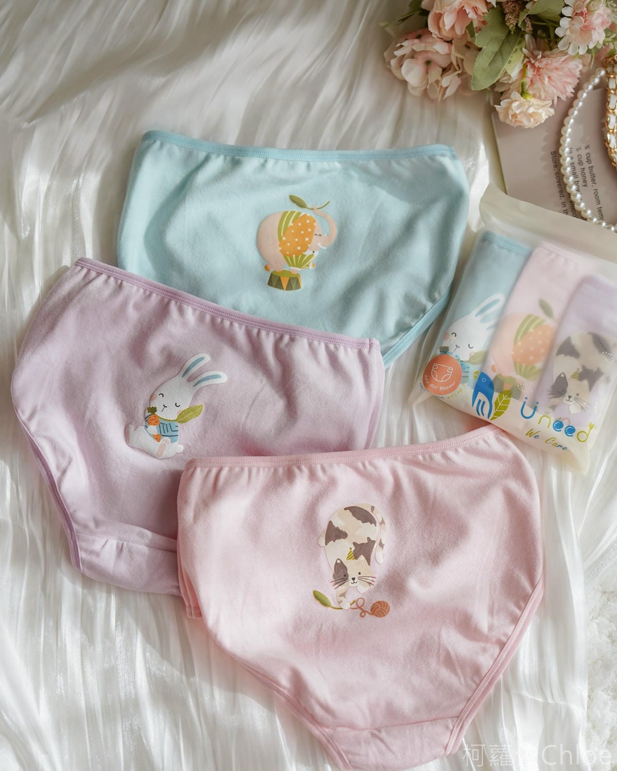 家有女兒必買！Uneed 氧化鋅抗菌女童內褲 台灣製造 穿得安心1.jpg