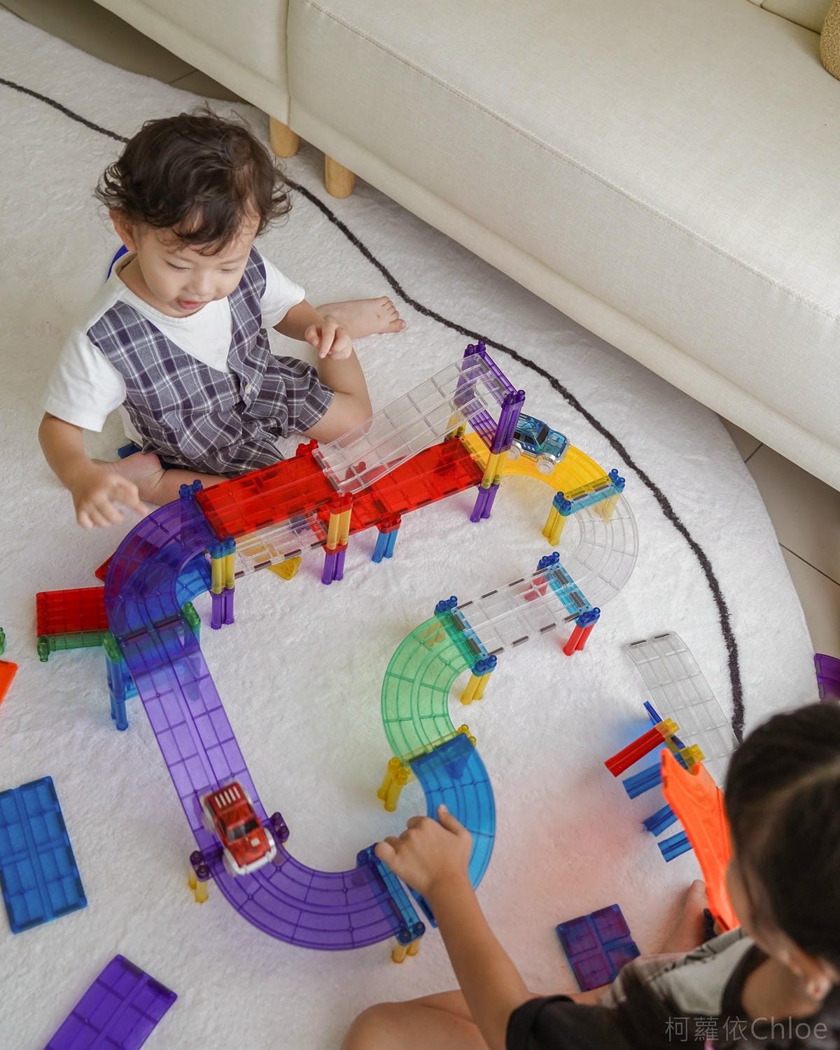 高CP值磁力片推薦 ScienceBaby磁力片電動軌道車 雪鑽造型玩不膩20.jpg 高CP值磁力片推薦 ScienceBaby磁力片電動軌道車 雪鑽造型玩不膩20.jpg