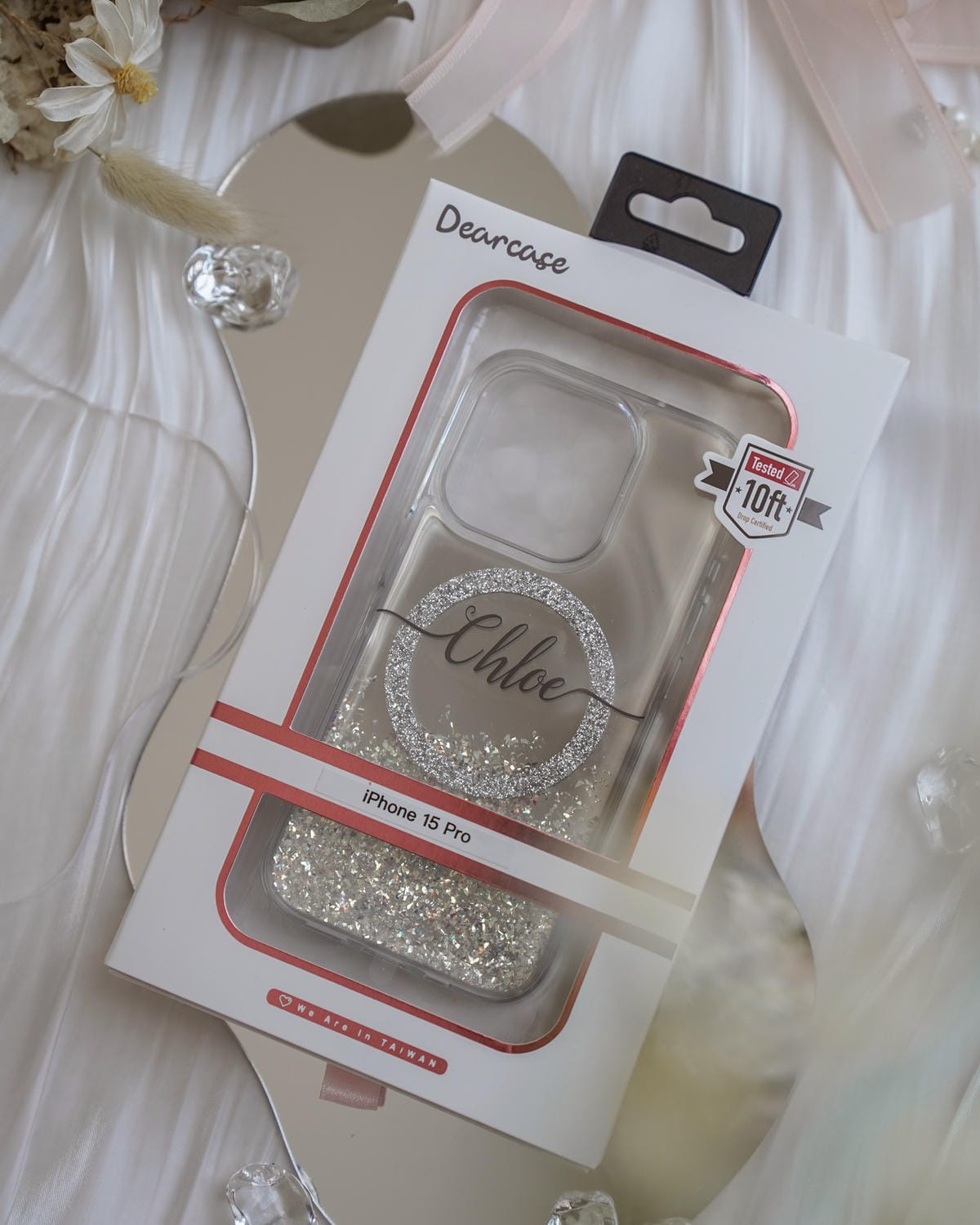 Dearcase客製化手機殼 閃耀鏡面殼 玫瑰金貝拉殼 防摔磁吸iPhone15 pro送禮推薦3A.jpg