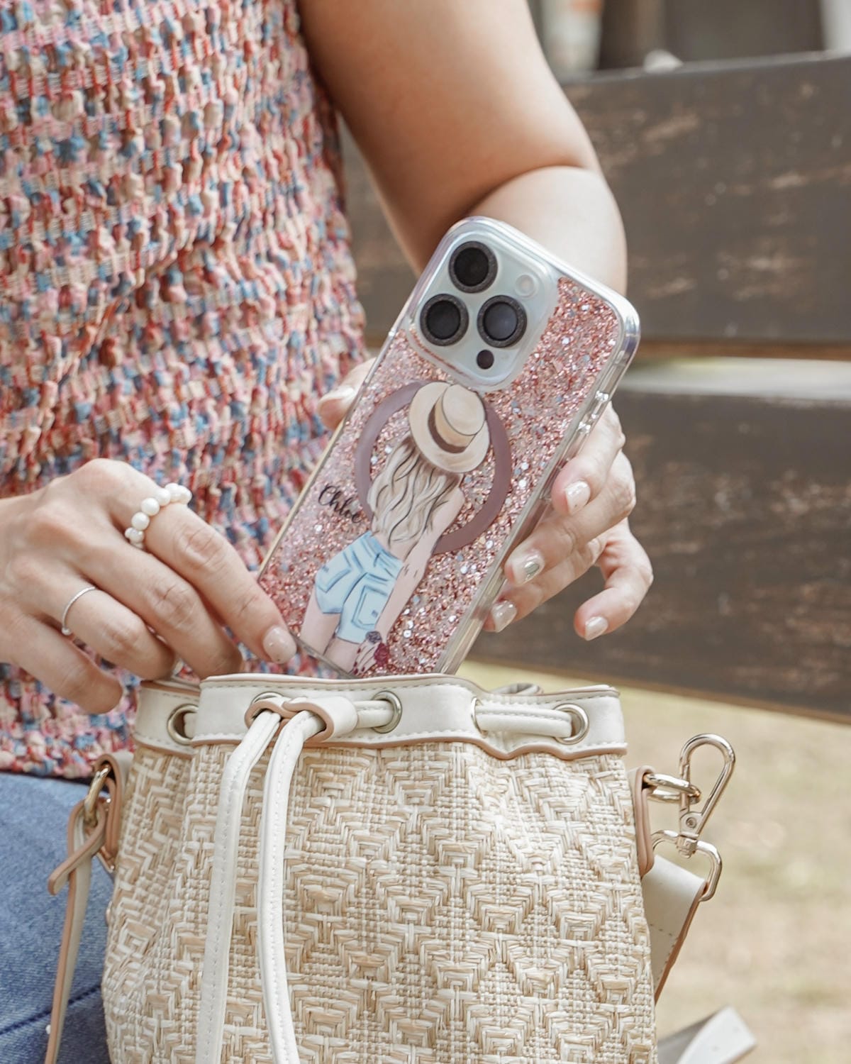 Dearcase客製化手機殼 閃耀鏡面殼 玫瑰金貝拉殼 防摔磁吸iPhone15 pro送禮推薦29.jpg