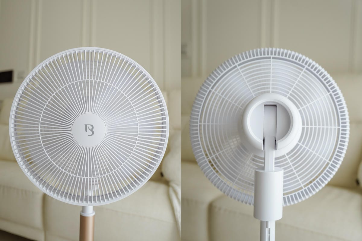 循環扇推薦 巴慕斯BAMOUSSE 16吋直立式風扇 多角度擺頭 可定時預約 白色系家電開箱7.jpg