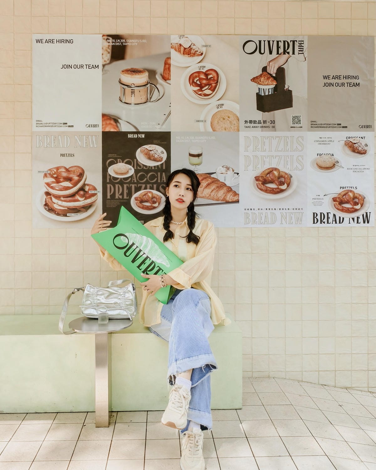 台北大安區咖啡廳 OUVERT SEOUL TAIPEI光復店 巨大可頌當生日蛋糕 來自韓國超人氣咖啡廳品牌16.jpg