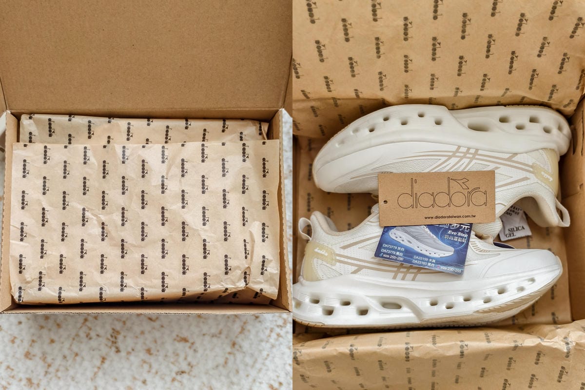 女生時尚運動鞋開箱 Diadora Evo Step運動鞋 日常搭配 健身運動都適合 寬腳鞋款推薦2.jpg