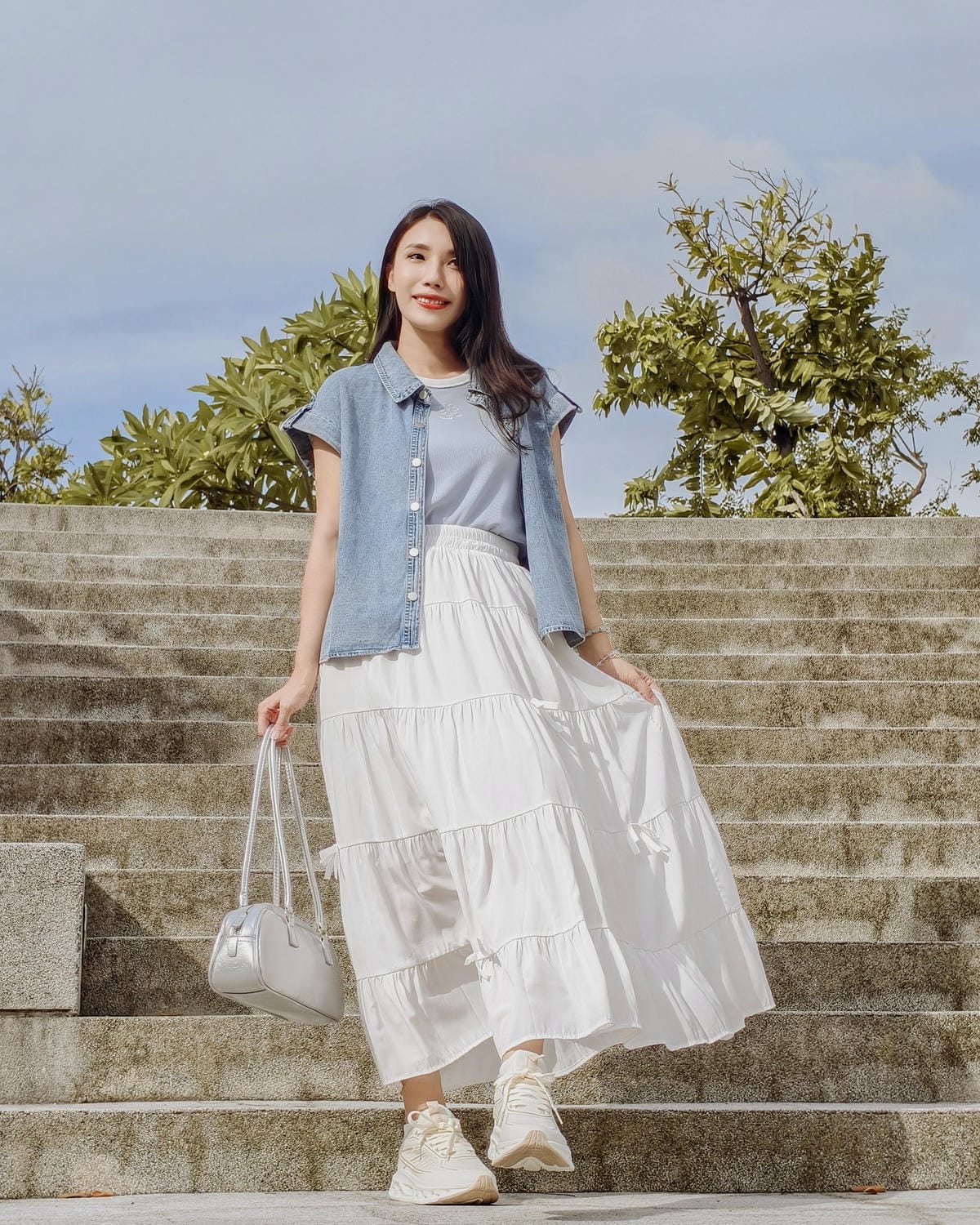 女生時尚運動鞋開箱 Diadora Evo Step運動鞋 日常搭配 健身運動都適合 寬腳鞋款推薦18.jpg