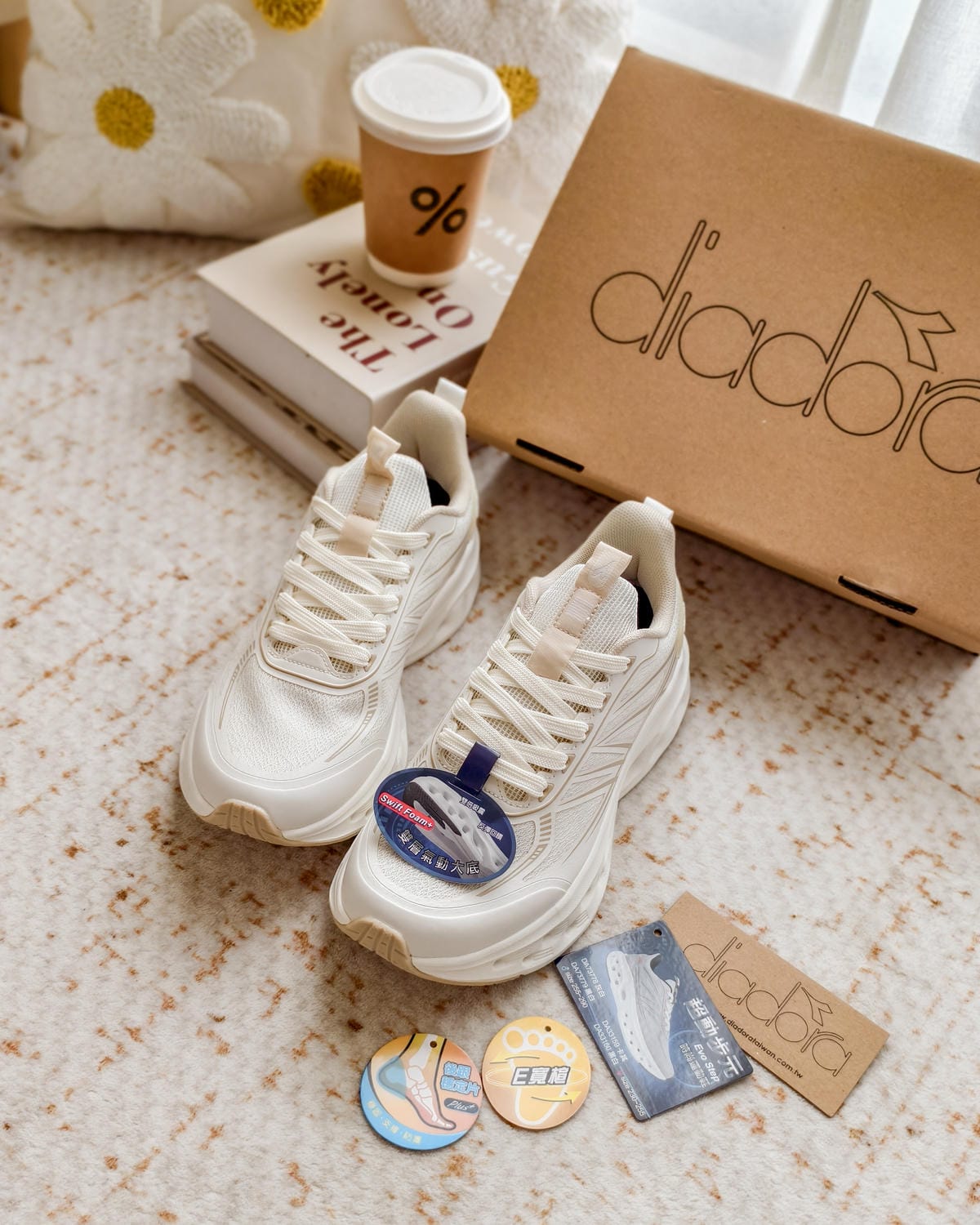 女生時尚運動鞋開箱 Diadora Evo Step運動鞋 日常搭配 健身運動都適合 寬腳鞋款推薦2A.jpg