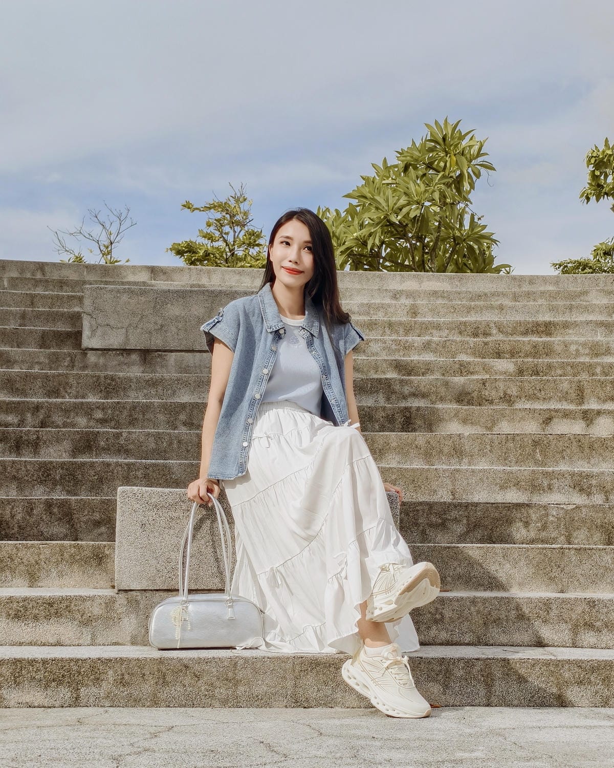 女生時尚運動鞋開箱 Diadora Evo Step運動鞋 日常搭配 健身運動都適合 寬腳鞋款推薦17.jpg