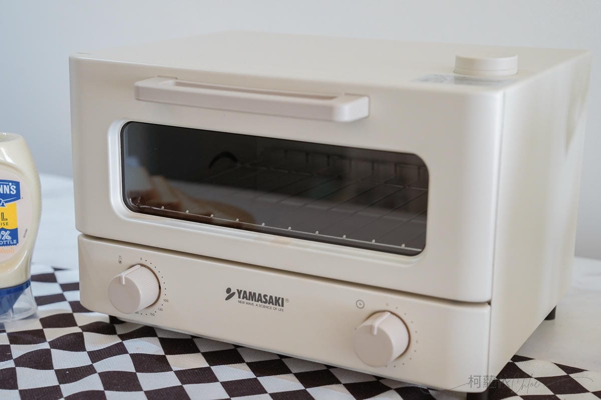 小家庭烤箱推薦 YAMASAKI山崎日式12L遠紅外線蒸汽電烤箱（SK-A5S）質感奶油白烤箱開箱 食譜分享6.jpg