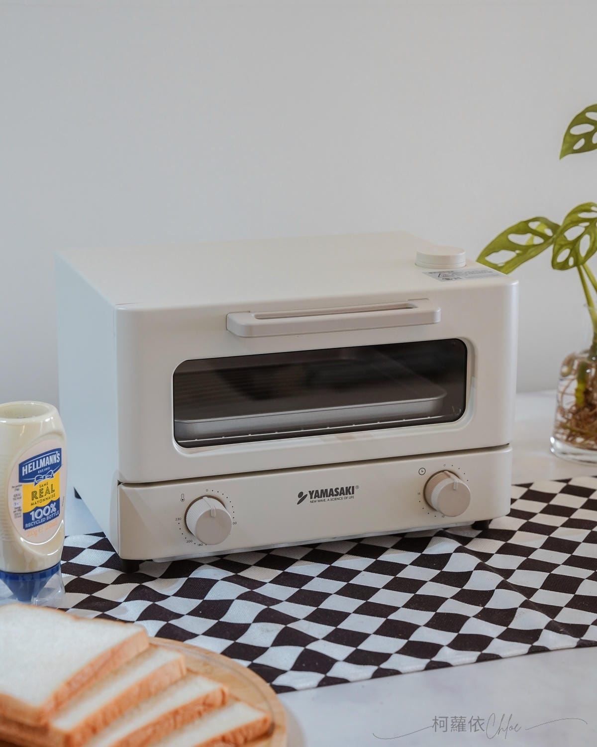 小家庭烤箱推薦 YAMASAKI山崎日式12L遠紅外線蒸汽電烤箱（SK-A5S）質感奶油白烤箱開箱 食譜分享2.jpg