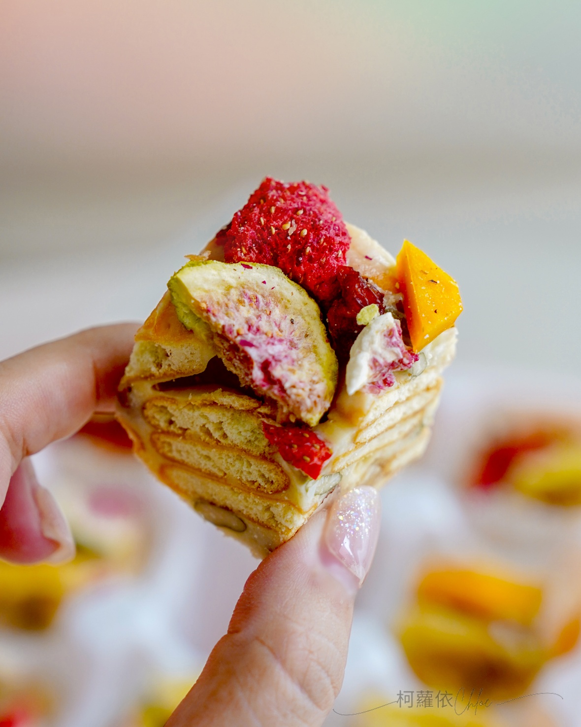 蛋白工坊水果乾雪Q餅｜藝術精品般的精緻伴手禮 大人小孩都喜歡的點心