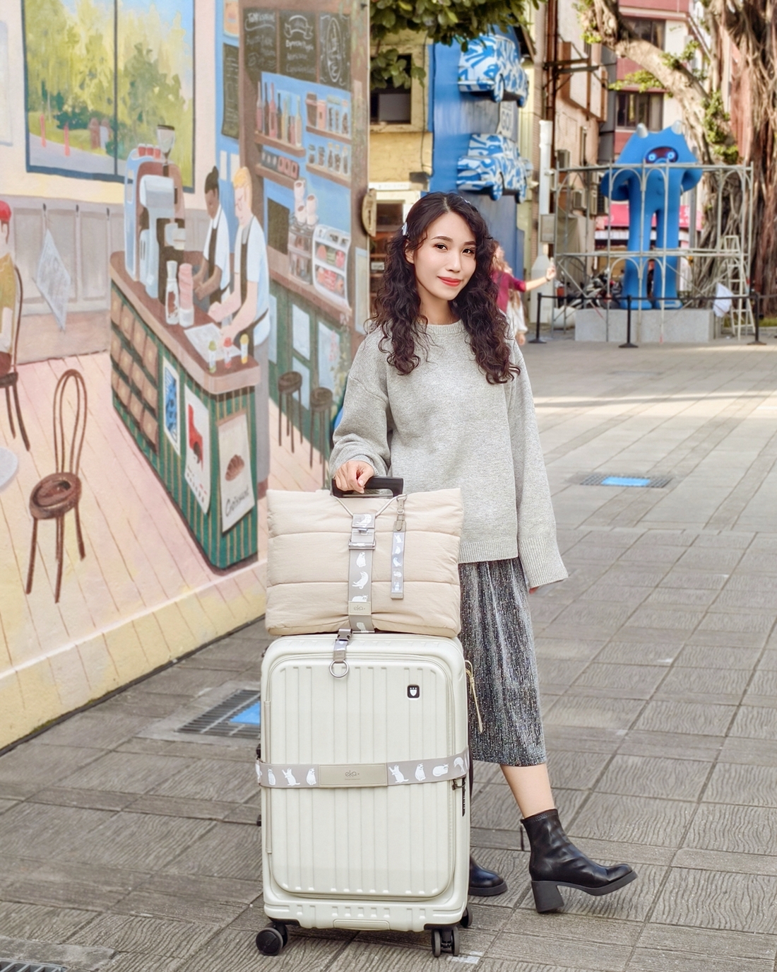 行李配件推薦|實測好用的ekax行李束帶 固定帶 行李織帶掛環 行李飄帶 百搭雲朵托特包 旅行必備好物一次打包 - 第4張圖 行李配件推薦|實測好用的ekax行李束帶 固定帶 行李織帶掛環 行李飄帶 百搭雲朵托特包 旅行必備好物一次打包