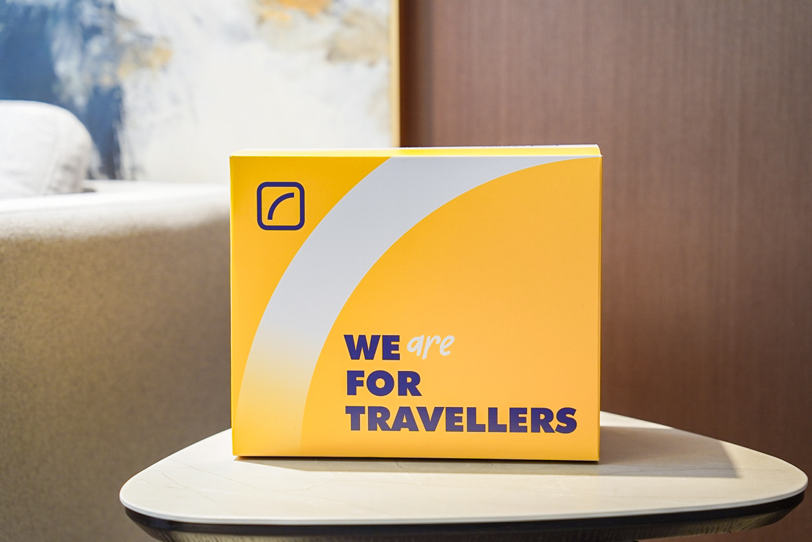 出國旅行必備｜Travel Blue 藍旅 旅途有型禮盒 經典款 多功能防盜包時尚好揹又安心