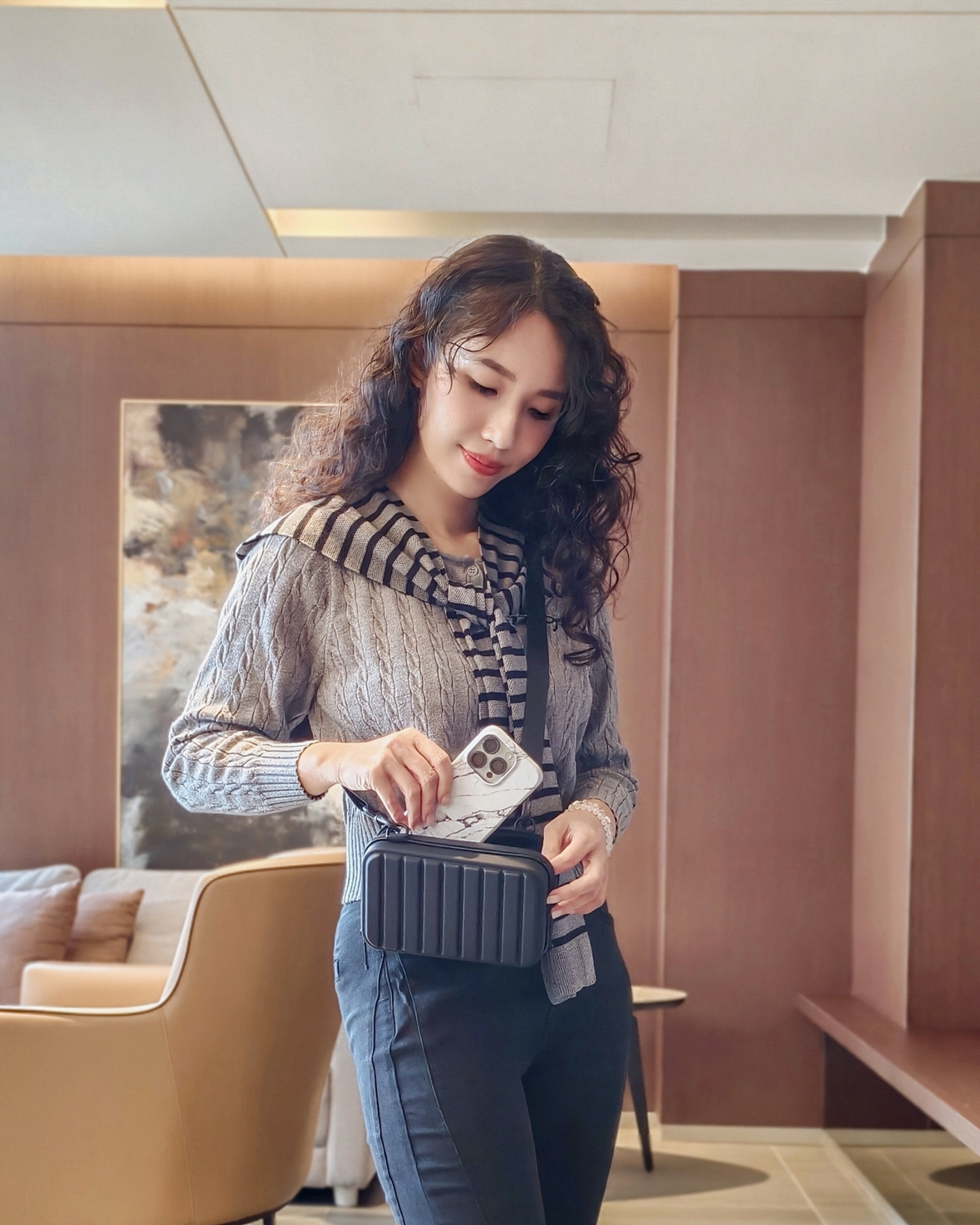 出國旅行必備｜Travel Blue 藍旅 旅途有型禮盒 經典款 多功能防盜包時尚好揹又安心