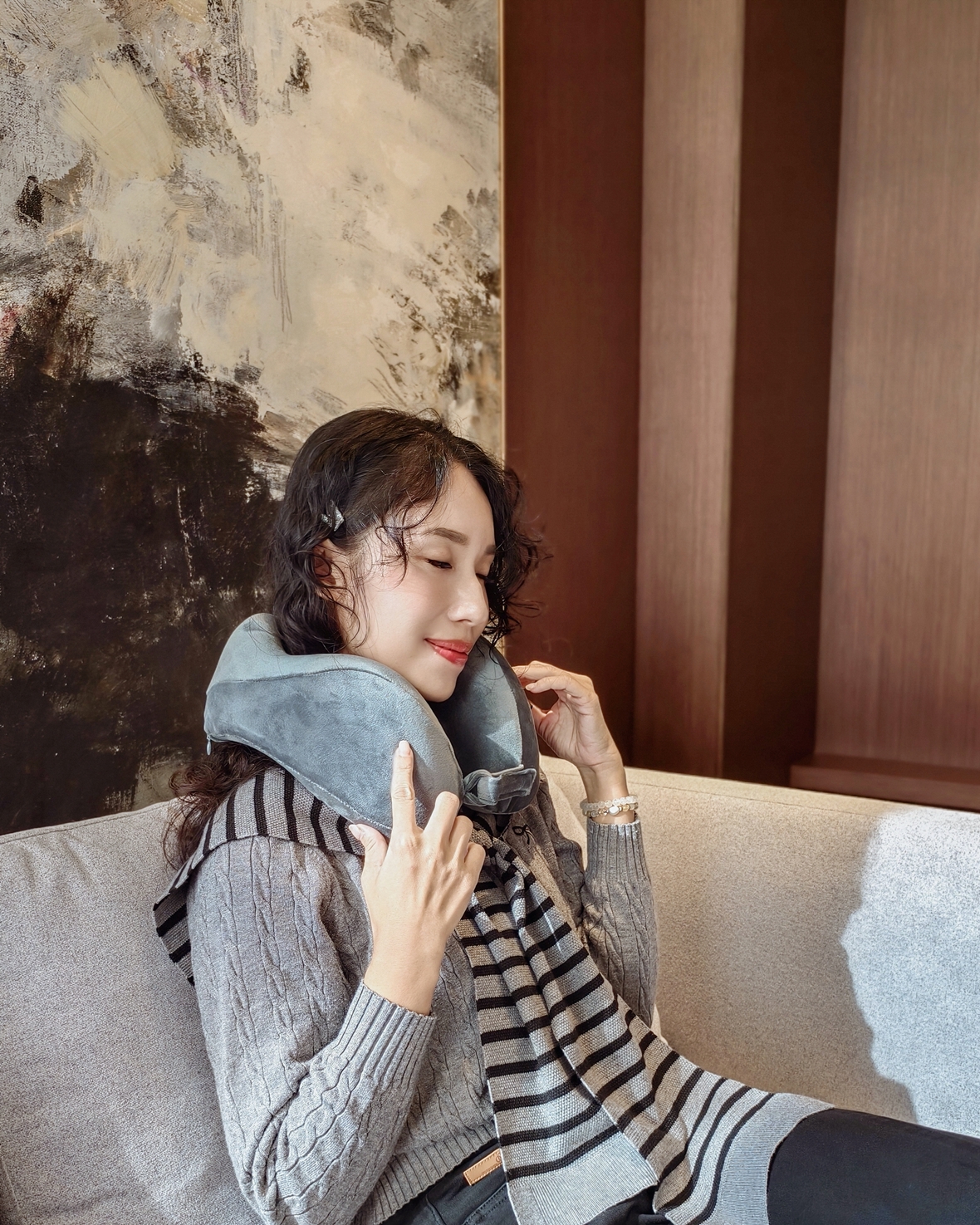 出國旅行必備｜Travel Blue 藍旅 旅途有型禮盒 經典款 多功能防盜包時尚好揹又安心