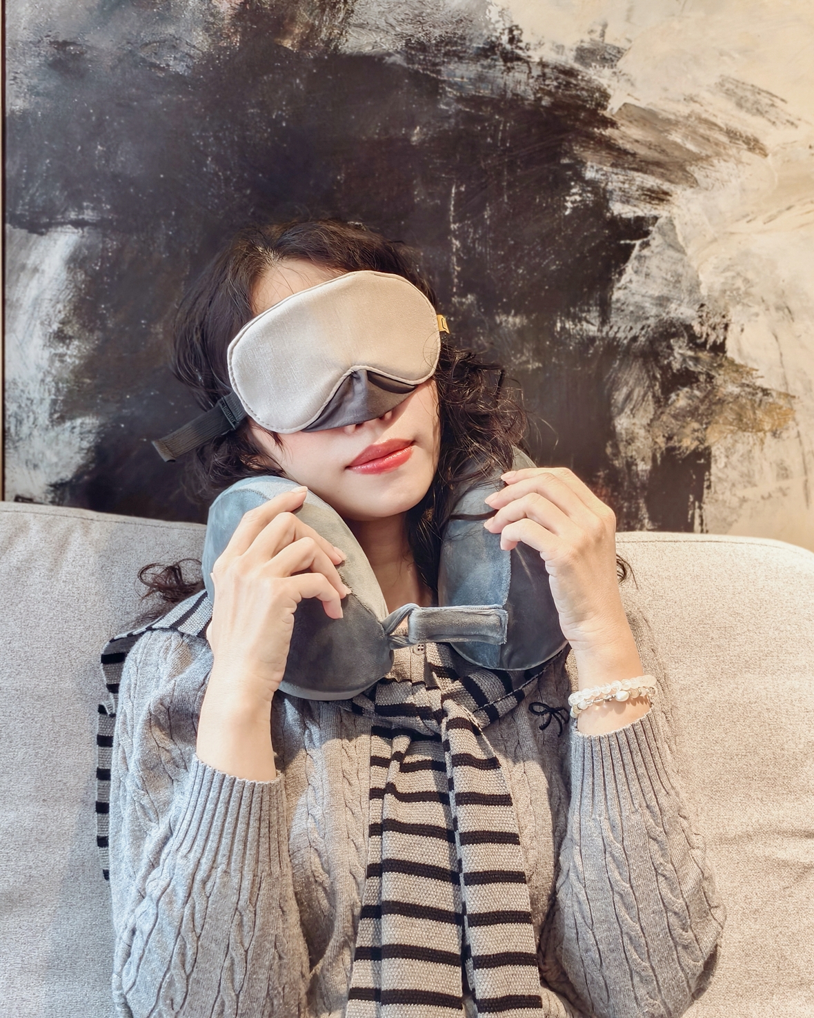 出國旅行必備｜Travel Blue 藍旅 旅途有型禮盒 經典款 多功能防盜包時尚好揹又安心