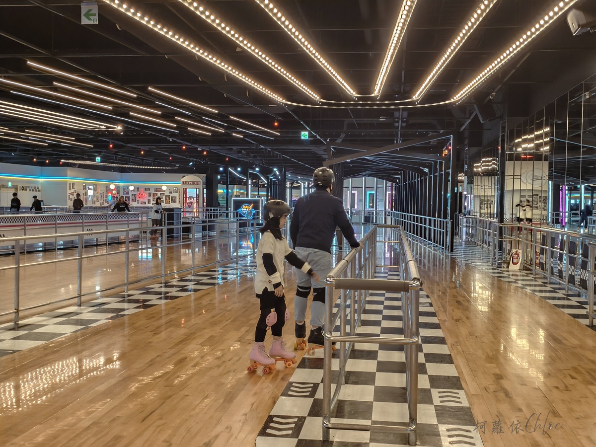 台南滑輪場推薦｜大魯閣Roller186滑輪場南紡館 美式復古風好拍好玩 週三女孩日只要100元