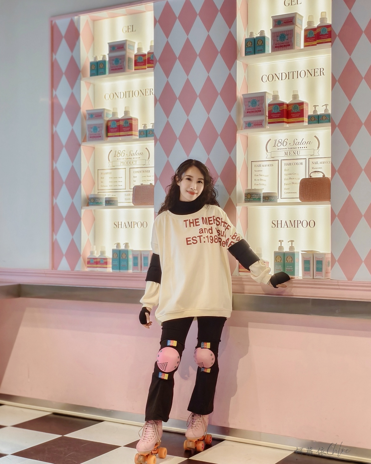 台南滑輪場推薦｜大魯閣Roller186滑輪場南紡館 美式復古風好拍好玩 週三女孩日只要100元