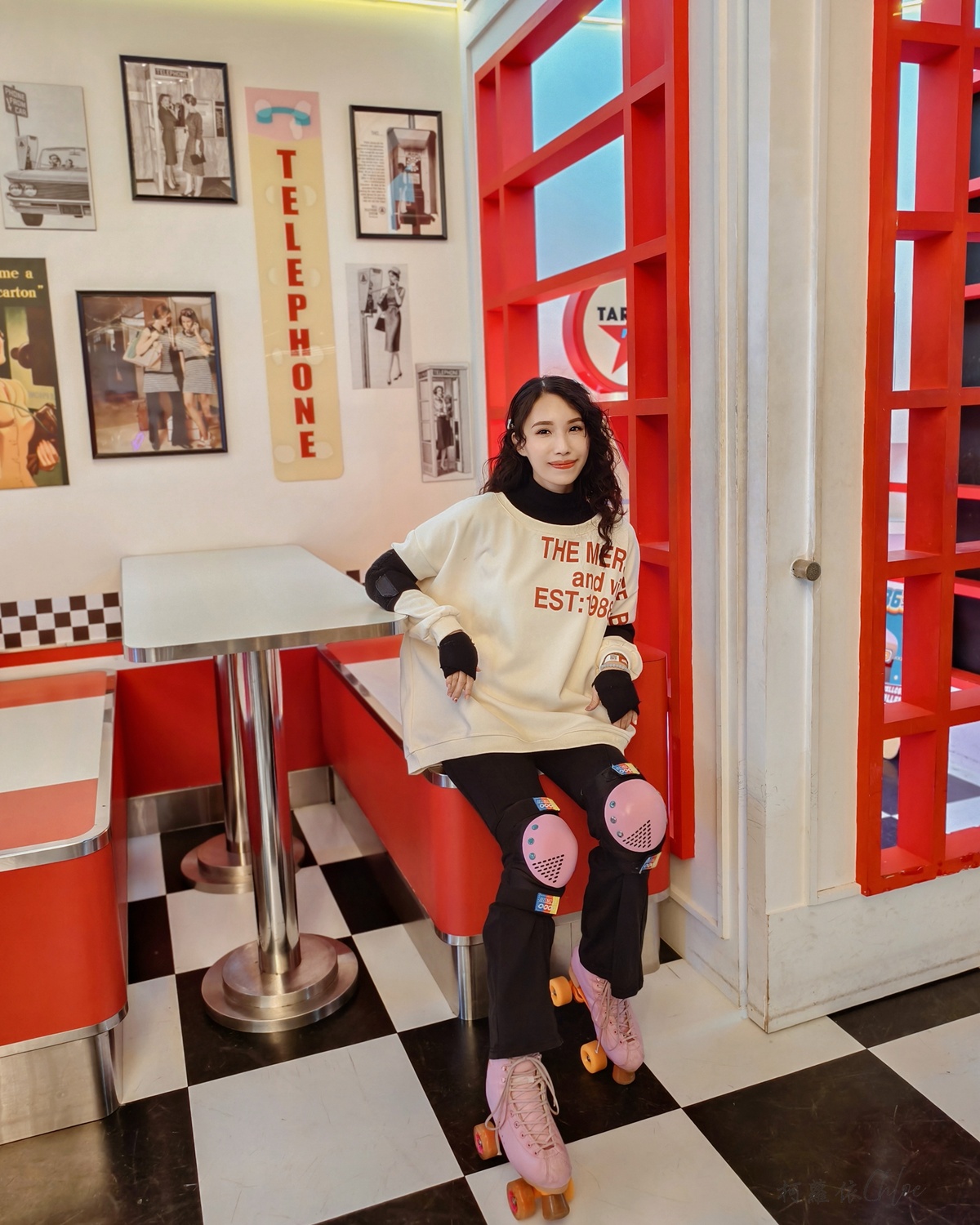 台南滑輪場推薦｜大魯閣Roller186滑輪場南紡館 美式復古風好拍好玩 週三女孩日只要100元