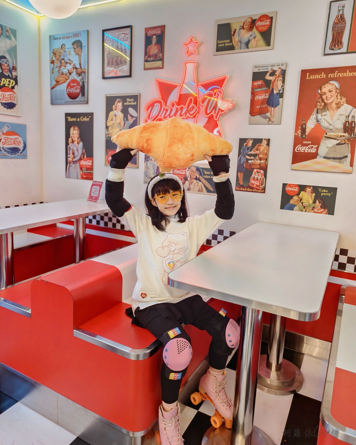 台南滑輪場推薦｜大魯閣Roller186滑輪場南紡館 美式復古風好拍好玩 週三女孩日只要100元