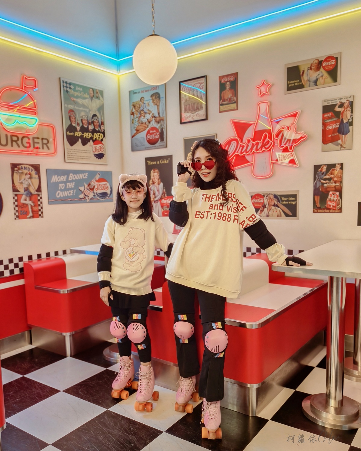 台南滑輪場推薦｜大魯閣Roller186滑輪場南紡館 美式復古風好拍好玩 週三女孩日只要100元