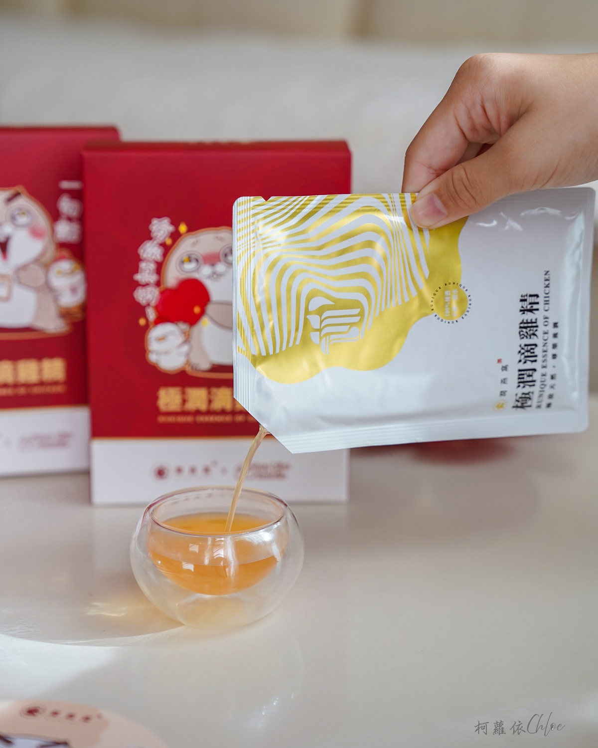 年節送禮｜潤燕窩×好想兔 極潤滴雞精開箱分享 送給家人朋友的暖心滋補 LINE禮物推薦