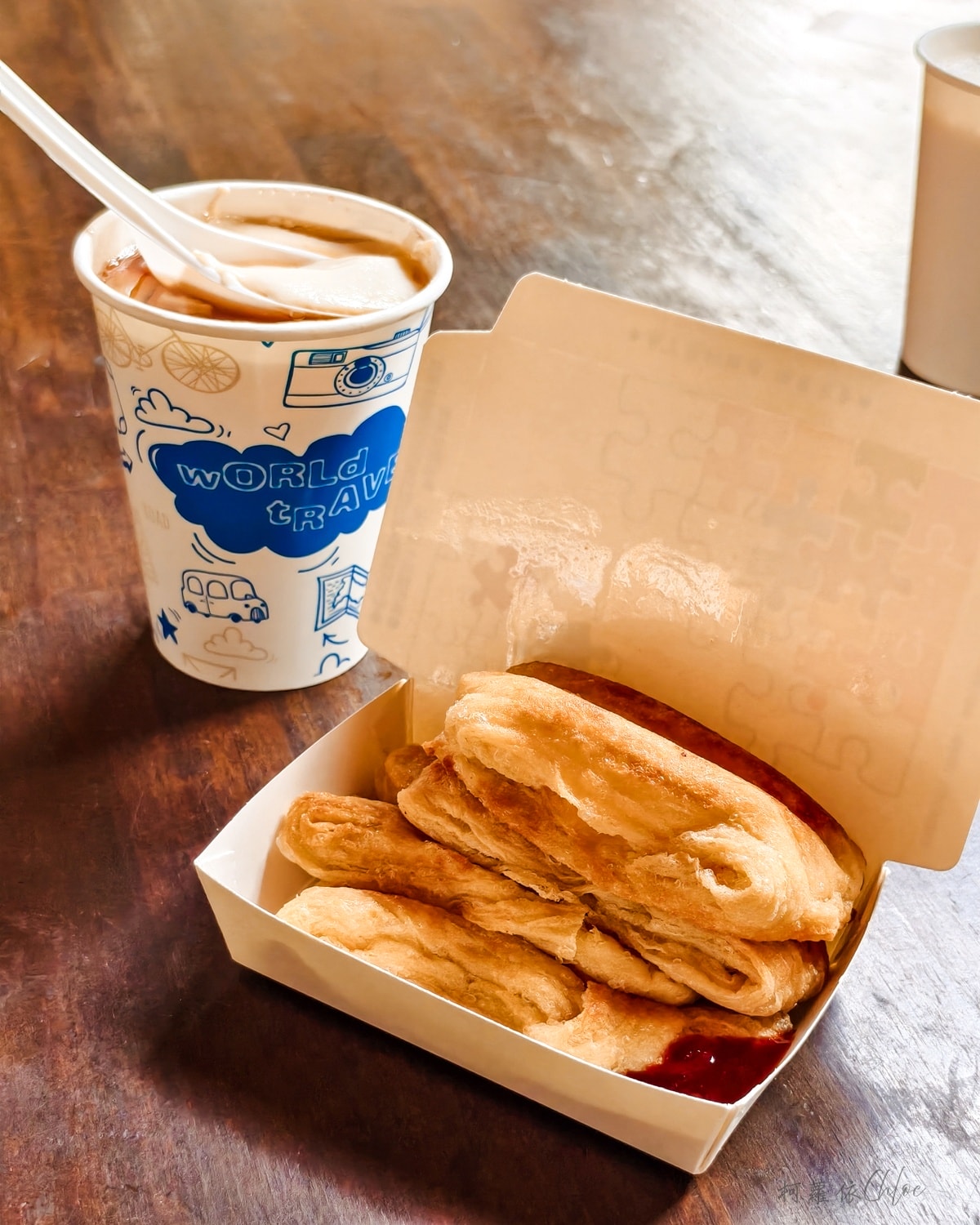 台東池上美食｜在地人的早餐 【大池豆皮店】 古早味的豆漿 香煎豆包必點