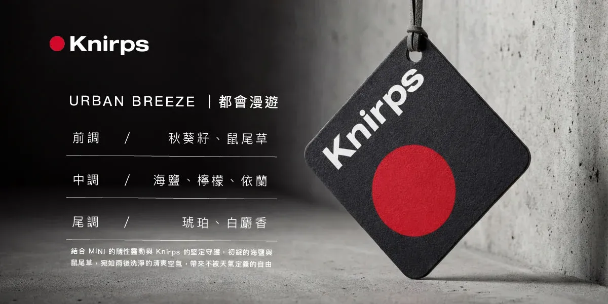 輕巧自動傘開箱｜撐出質感與風格的城市配件 Knirps × MINI 最短三折自動開收傘