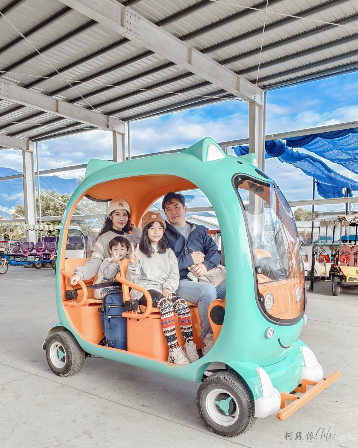 台東池上親子景點推薦｜伯朗大道騎電動車路線 金城武樹 天堂路 洗衣亭必拍攻略