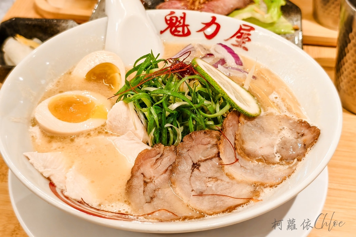 台南新光三越小北門美食｜魁力屋拉麵必吃推薦 雞白湯醬油拉麵濃郁不膩 附菜單